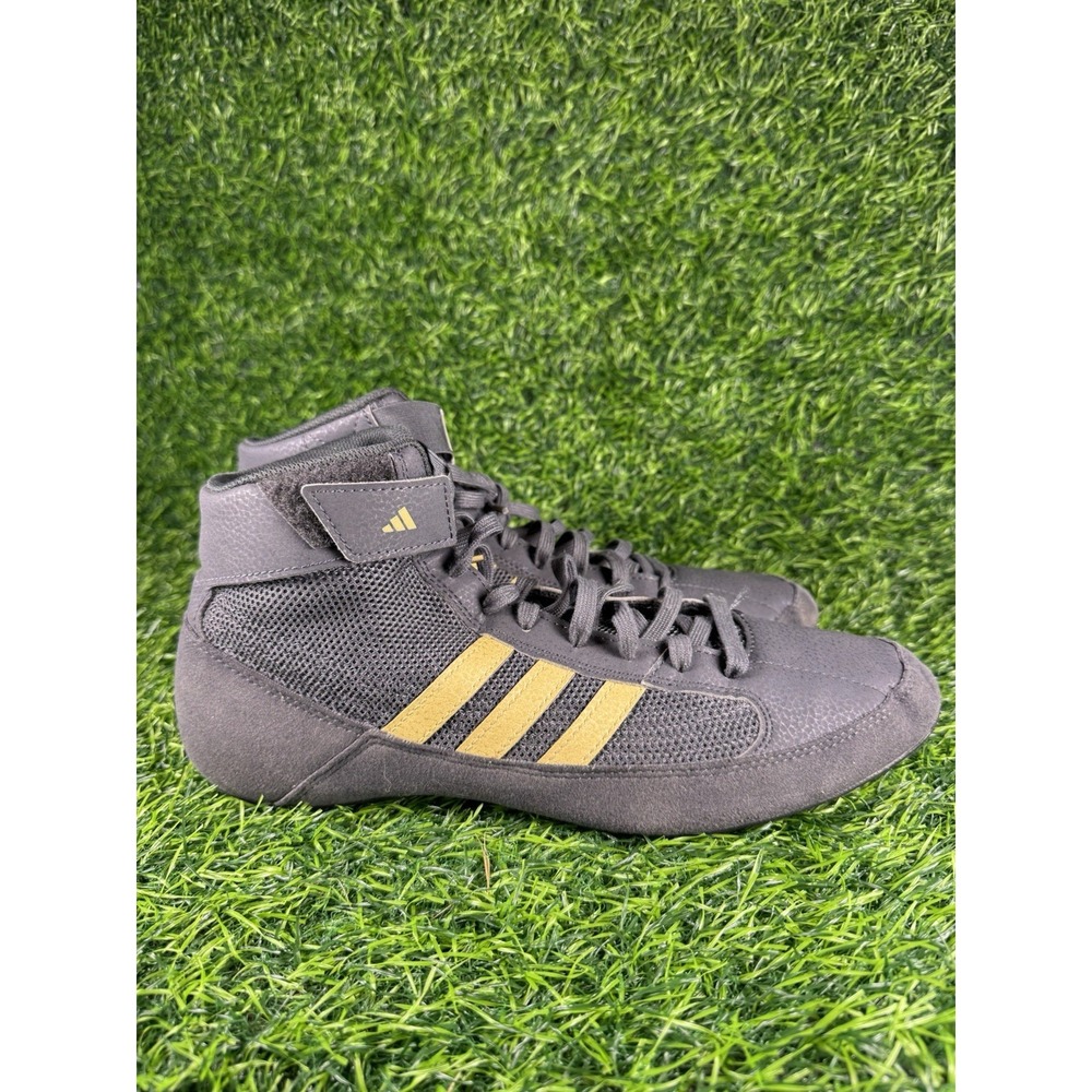 Adidas Men Wrestling Shoes HVC HP6869 Grey Gold Size 11